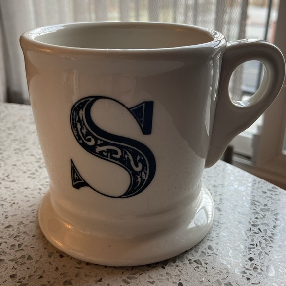 Anthropologie Initial S Monogram Mug - 14 oz - Picture 3 of 8